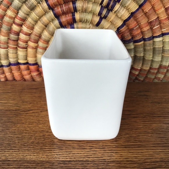 Vintage McCoy Pillow Vase Planter Cream White Rectangle Made in USA - Picture 11 of 14